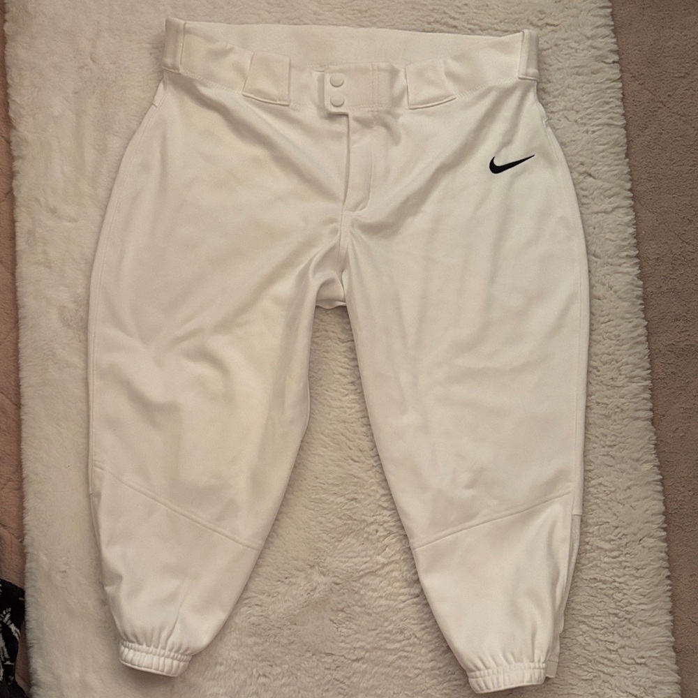 Nike women’s White Softball Pants